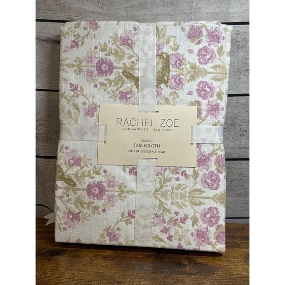 New Rachel Zoe Easter Tablecloth Oblong 60" x 84"‎ - Picture 1 of 4